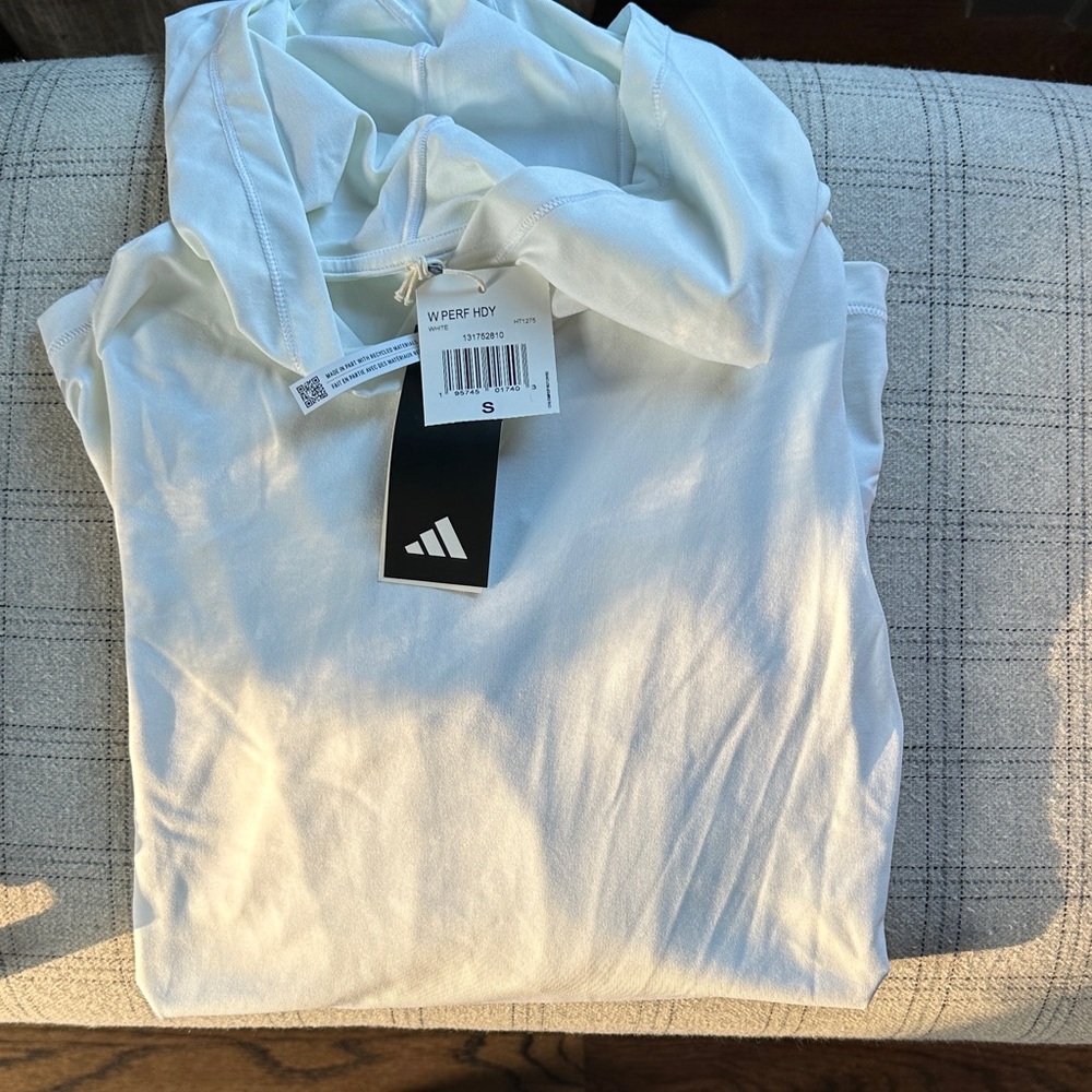 Adidas Women’s Performance White Hoodie